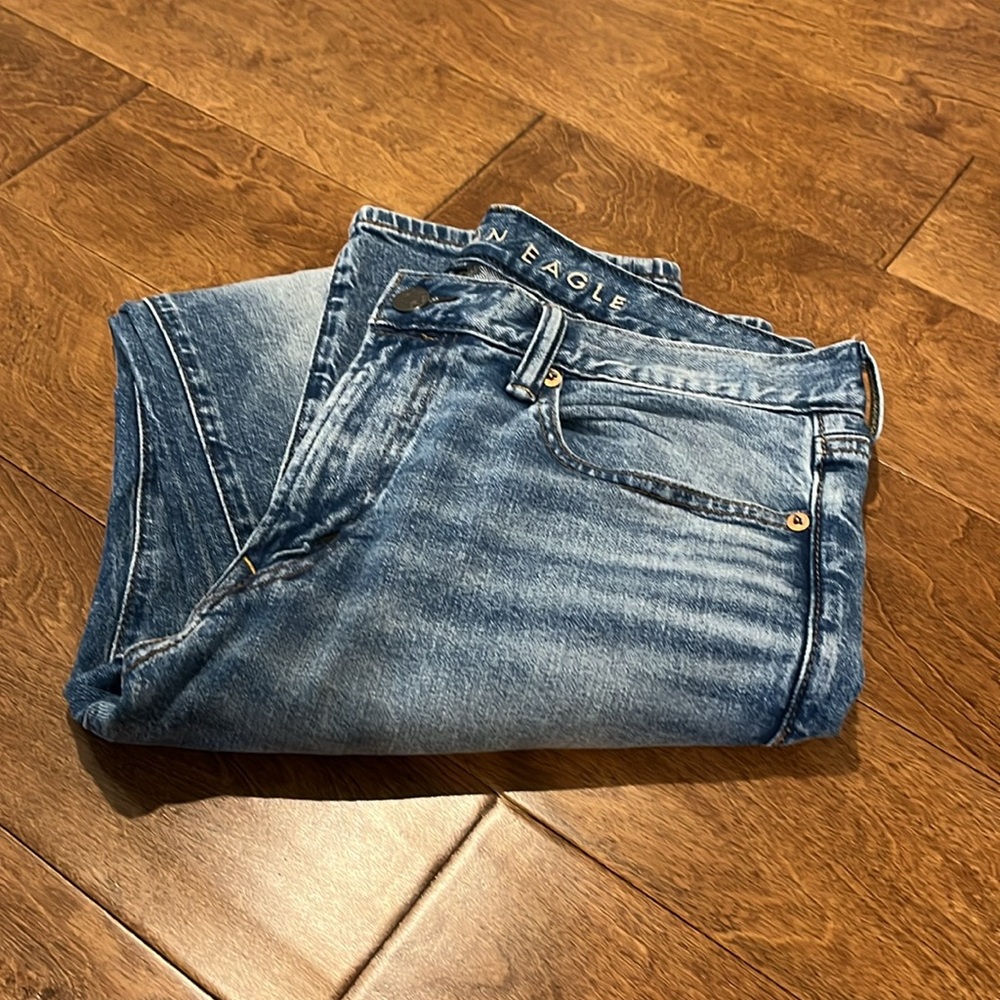 AMERICAN EAGLE Flex straight leg jeans
